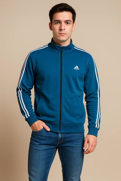 Blue Smart Look TrackSuit Look Like A Hottest