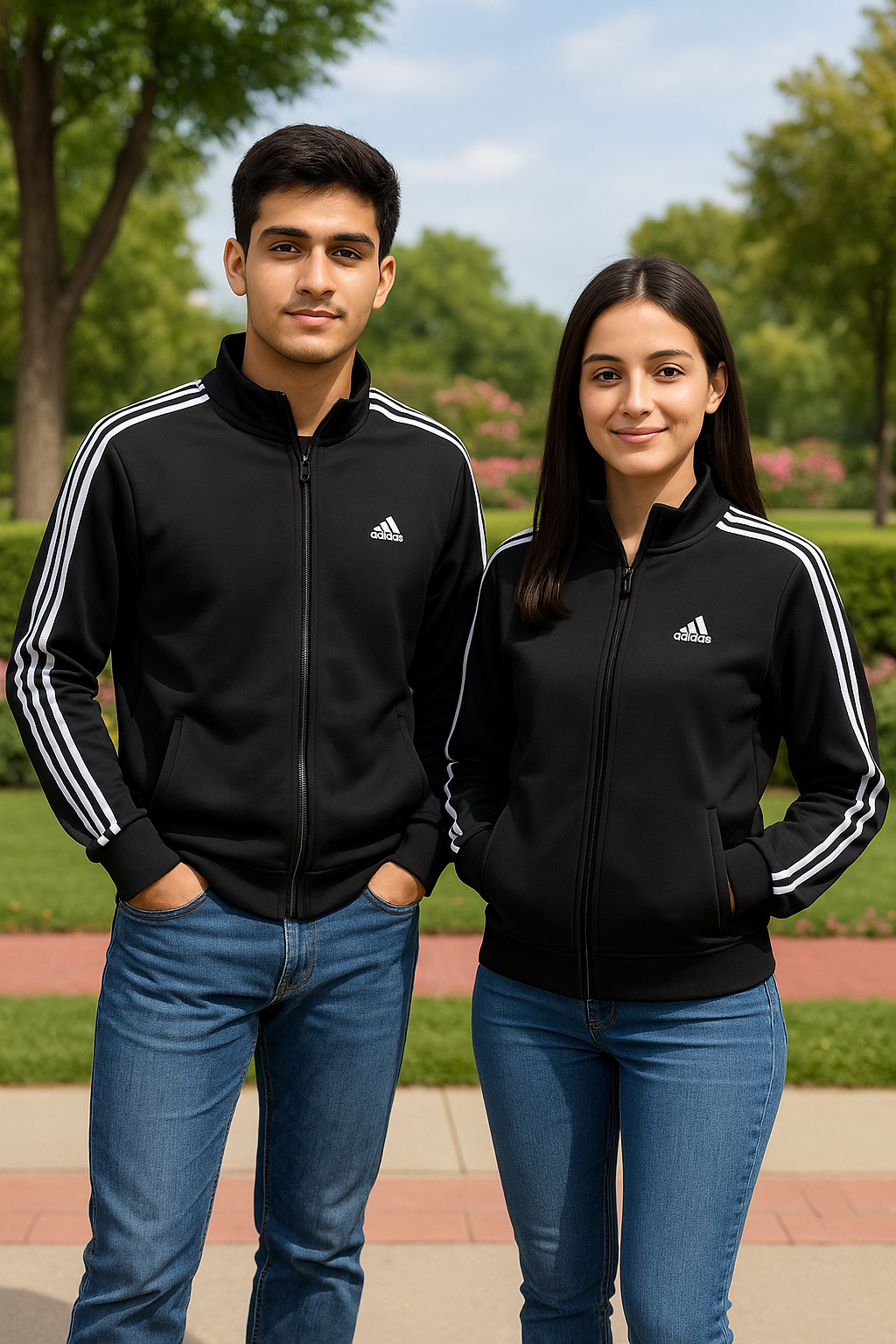 Black Line Tracksuit Full Comfortable And Classic